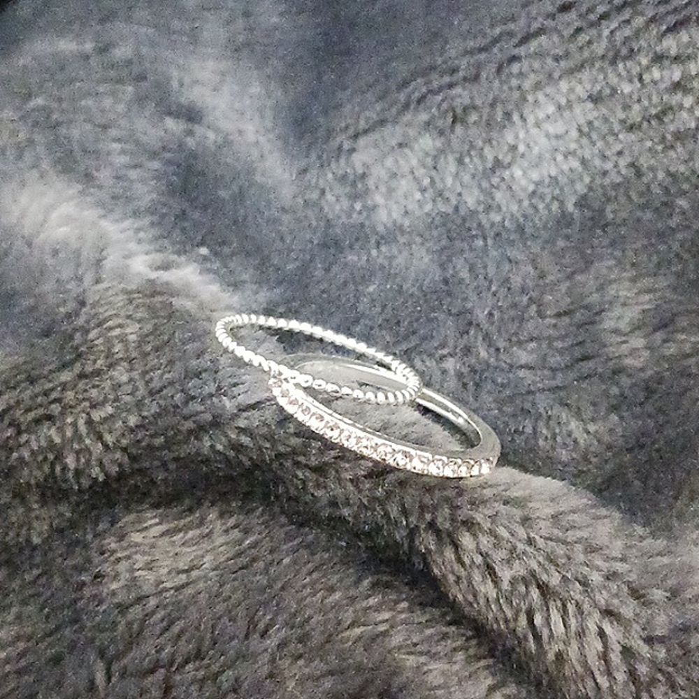 Stackable Double Ring set